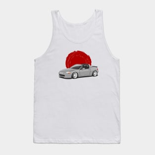 Silver Honda Civic CRX Del Sol Tank Top